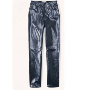 A&F Patent Leather 90s Straight Pant